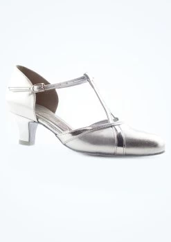 Freed Nancy Ballroom & Latin Shoe 1.65"- Silver -Dance Costumes nancy slvmr main 1t 96259.1694685318