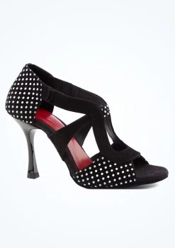 Port Dance Mara Dance Shoe 2.8" -Dance Costumes pd508mara blkwht main 1t 49001.1694686145