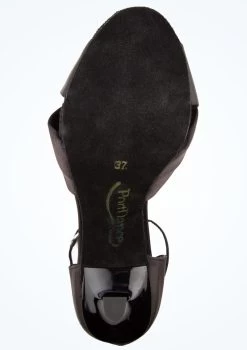 Port Dance Rosana Dance Shoe 2.8" 6 Port Dance Rosana Dance Shoe 2.8" -Dance Costumes pd509rosana blk bottom 1 58161.1678885250
