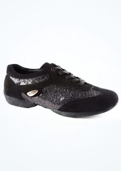 Port Dance Aurora Dance Shoe -Dance Costumes pdpd01 black side t 92088.1694686146