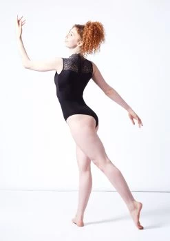 So Danca Fay Lace Leotard -Dance Costumes rde2520 black back 97089.1696332682