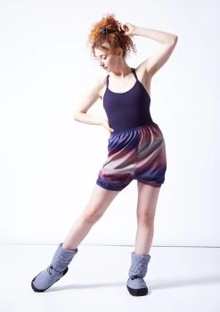 So Danca Dream Warm Up Shorts -Dance Costumes rde2624 navy front 2 64463.1696332681