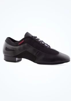 Supadance 9010 Mens Split Sole Practice Dance Shoes- 1" 7 Supadance 9010 Mens Split Sole Practice Dance Shoes- 1" -Dance Costumes sd9010 blk main 1t 30977.1696462336