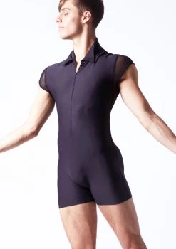 Wear Moi Romeo Mens Biketard -Dance Costumes wmromeo black front t 05480.1698103278
